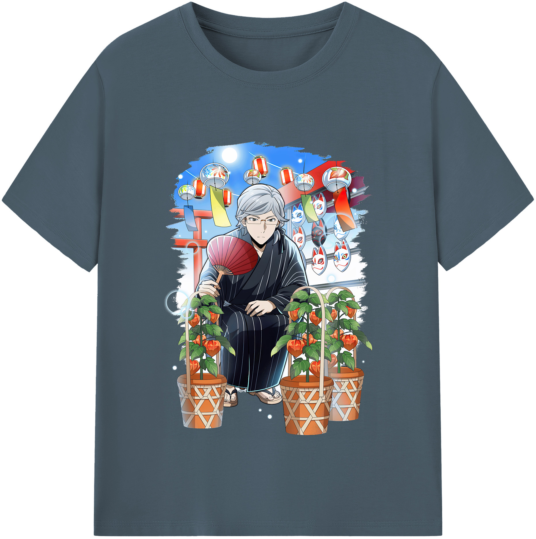 （画像用） 文豪ストレイドッグス Bungo Stray Dogs 綿100％半袖Tシャツ（フロントプリント）